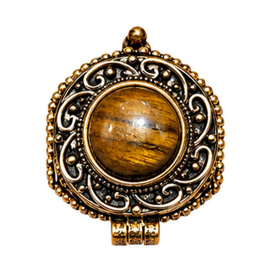 BAGUE A SECRET OEIL DU TIGRE