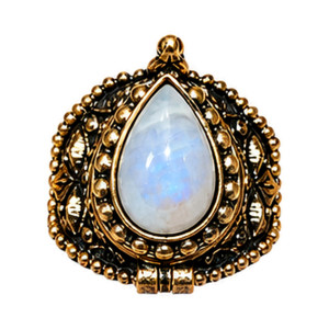 BAGUE A SECRET PIERRE DE LUNE