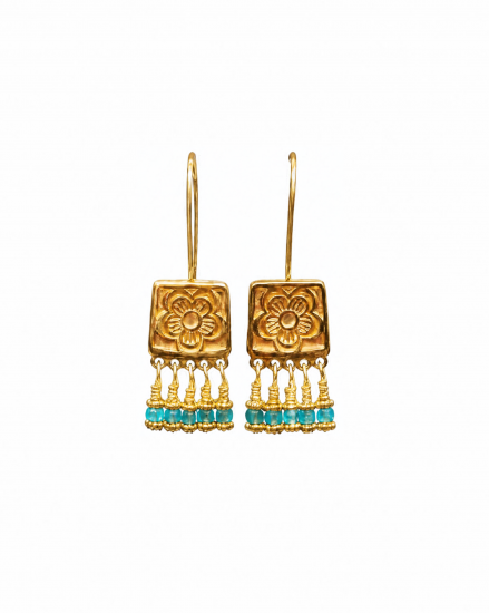 Boucles d’oreilles AMAZONITE
