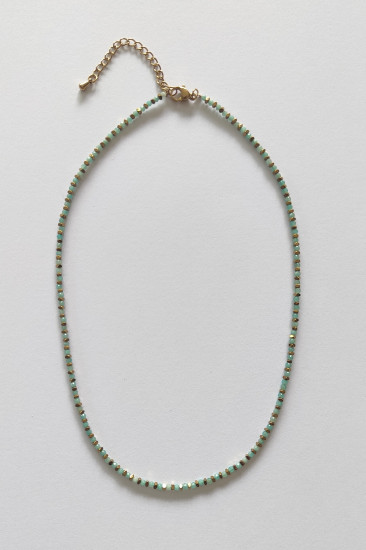 COLLIER FIN PIERRES NATURELLES