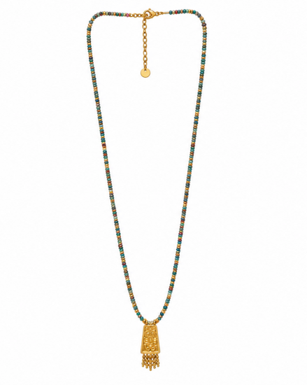 COLLIER RUBIS ZOÏSITE