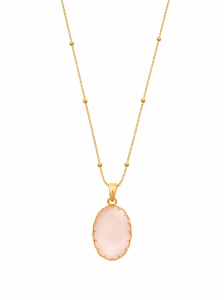 COLLIER QUARTZ ROSE