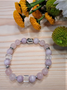 BRACELET FLUORITE FEMME ET HOMME - ROSE & AMOS