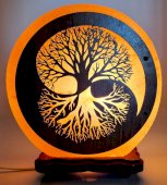 LAMPE A SEL D'HIMALAYA YIN YANG ARBRE DE VIE