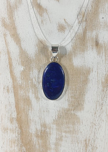 LAPIS LAZULI SERTI ARGENT 925