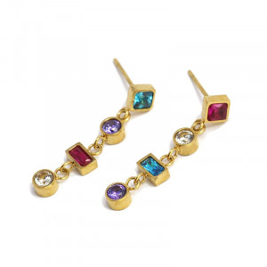 BOUCLES D'OREILLES ZIRCONE 825