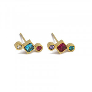 BOUCLES D'OREILLES ZIRCONE 827