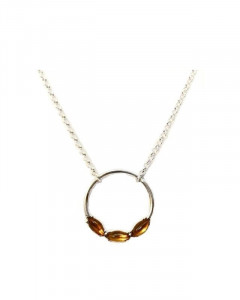 COLLIER CERCLE AMBRE