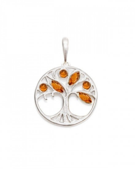 PENDENTIF ARBRE DE VIE AMBRE