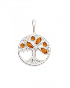 PENDENTIF ARBRE DE VIE AMBRE