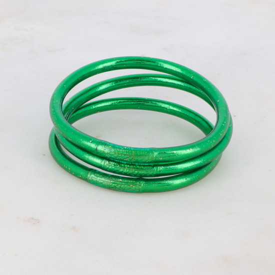BRACELET BOUDDHISTE AVEC MANTRA VERT FLUO
