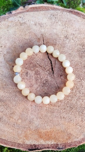 BRACELET CALCITE ORANGE FEMME ET HOMME