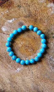 BRACELET HOWLITE BLEUE FEMME ET HOMME