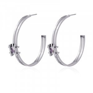 BOUCLES D'OREILLES ZIRCON BPE645PL