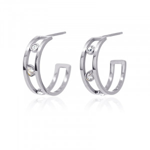 BOUCLES D'OREILLES ZIRCON BPE683PL