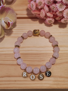 BRACELET QUARTZ ROSE